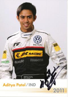 Aditya Patel  VW Auto Motorsport Autogrammkarte original signiert 