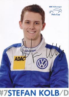 Stefan Kolb  VW Auto Motorsport Autogrammkarte original signiert 