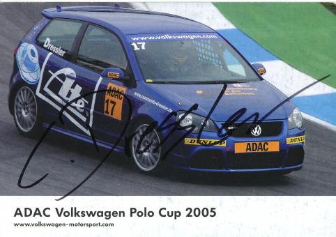 Constantin Dressler  VW Auto Motorsport Autogrammkarte original signiert 