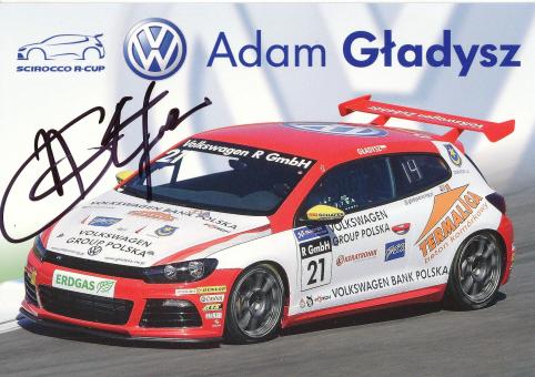 Adam Gladysz  VW Auto Motorsport Autogrammkarte original signiert 