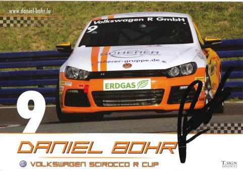 Daniel Bohr  VW Auto Motorsport Autogrammkarte original signiert 