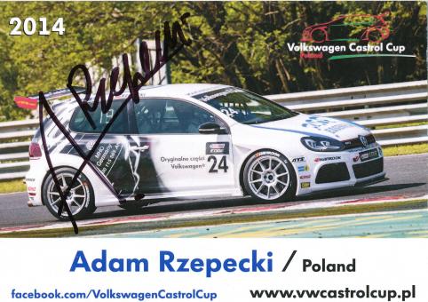 Adam Rzepecki  VW Auto Motorsport Autogrammkarte original signiert 