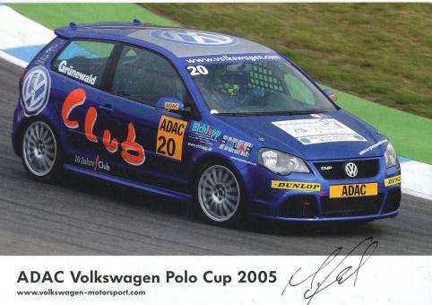 Markus Grünewald  VW Auto Motorsport Autogrammkarte original signiert 