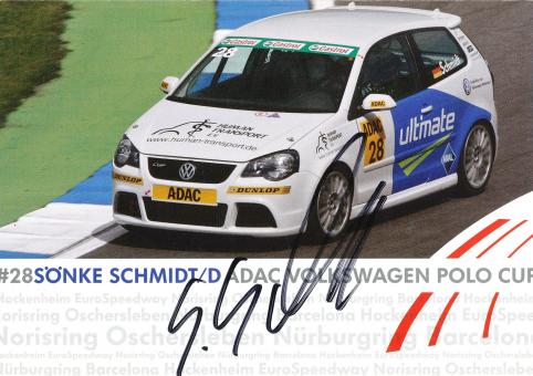 Sönke Schmidt  VW Auto Motorsport Autogrammkarte original signiert 