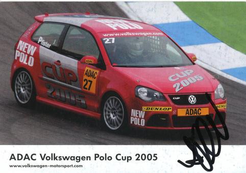 Andreas Pfister  VW Auto Motorsport Autogrammkarte original signiert 
