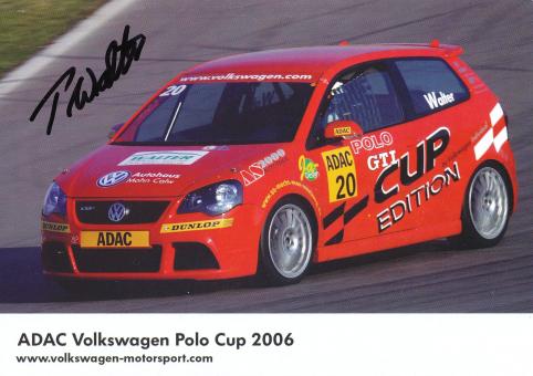 Timo Walter  VW Auto Motorsport Autogrammkarte original signiert 