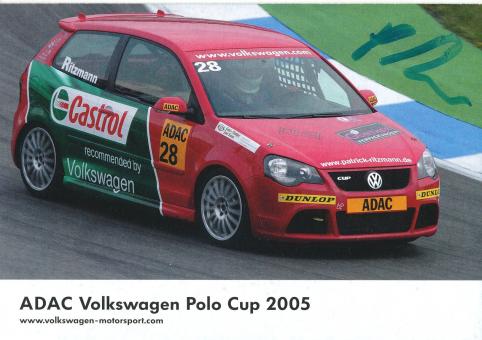 Patrick Ritzmann  VW Auto Motorsport Autogrammkarte original signiert 