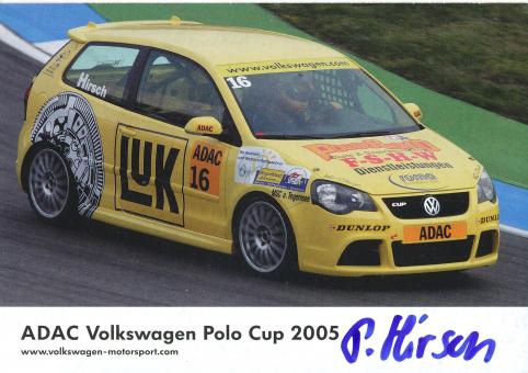 Patrick Hirsch  VW Auto Motorsport Autogrammkarte original signiert 