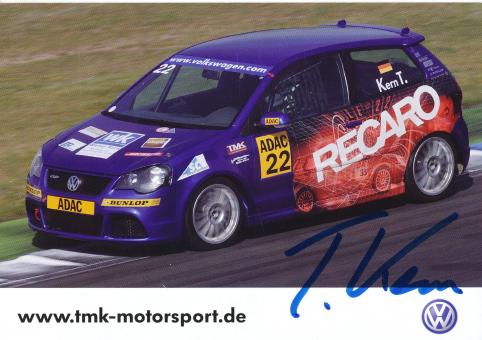 Thomas Kern  VW Auto Motorsport Autogrammkarte original signiert 