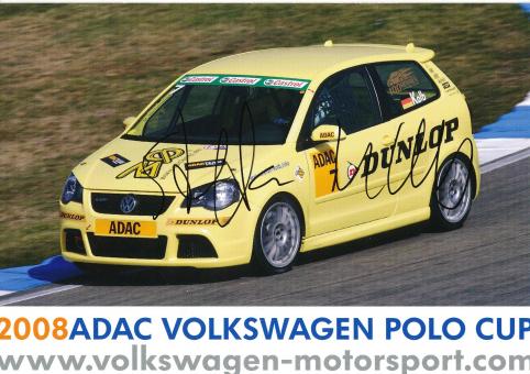 Stefan Kolb  VW Auto Motorsport Autogrammkarte original signiert 