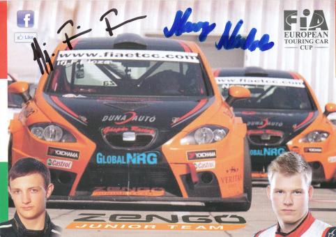 Zengö Junior Team  Seat  Auto Motorsport Autogrammkarte original signiert 