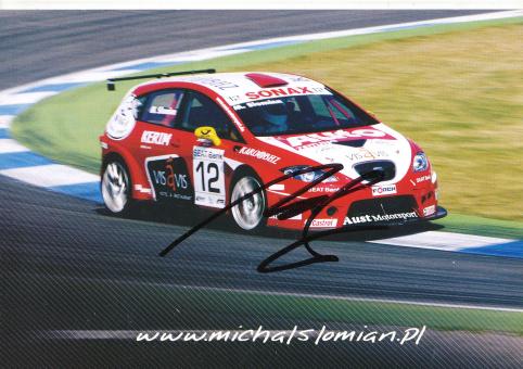 Michal Slomian  Seat  Auto Motorsport Autogrammkarte original signiert 