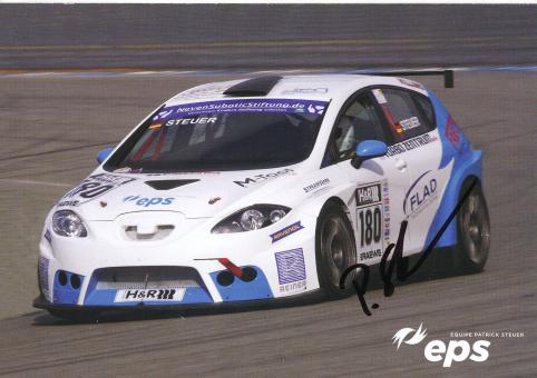 Patrick Steuer  Seat  Auto Motorsport Autogrammkarte original signiert 