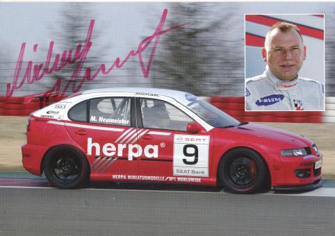 Michael Neumeister  Seat  Auto Motorsport Autogrammkarte original signiert 