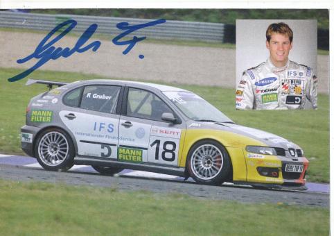 Florian Gruber  Seat  Auto Motorsport Autogrammkarte original signiert 