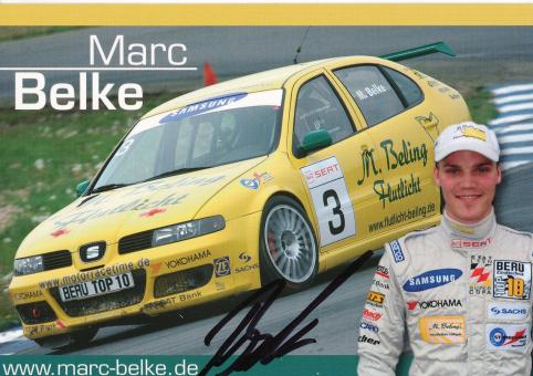 Marc Belke  Seat  Auto Motorsport Autogrammkarte original signiert 
