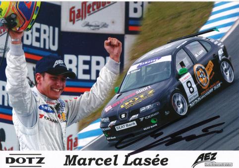 Marcel Lasee   Seat  Auto Motorsport Autogrammkarte original signiert 