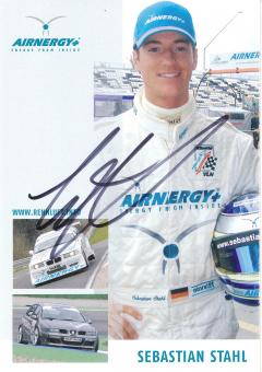 Sebastian Stahl   Seat  Auto Motorsport Autogrammkarte original signiert 