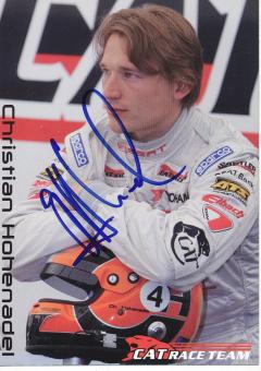 Christian Hohenadel   Seat  Auto Motorsport Autogrammkarte original signiert 