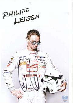 Philipp Leisen   Seat  Auto Motorsport Autogrammkarte original signiert 