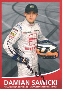 Damian Sawicki   Seat  Auto Motorsport Autogrammkarte original signiert 