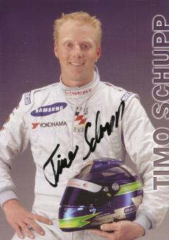 Timo Schupp  Seat  Auto Motorsport Autogrammkarte original signiert 