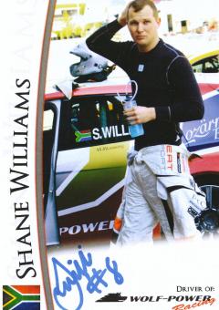 Shane Williams  Seat  Auto Motorsport Autogrammkarte original signiert 