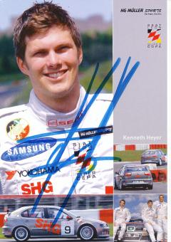 Kenneth Heyer  Seat  Auto Motorsport Autogrammkarte original signiert 