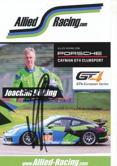 Joachim Böcking  Porsche  Auto Motorsport Autogrammkarte original signiert 