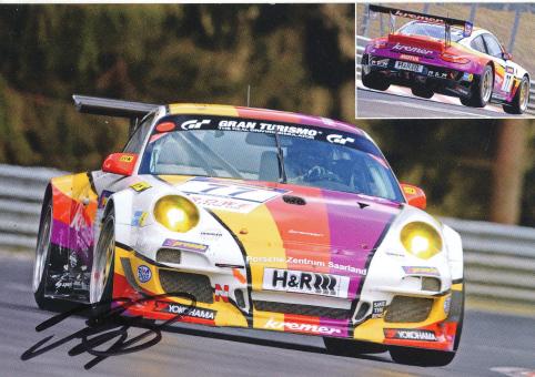 Schornstein Kremer Racing  Porsche  Auto Motorsport Autogrammkarte original signiert 