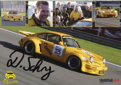 Daniel Schrey  Porsche  Auto Motorsport Autogrammkarte original signiert 