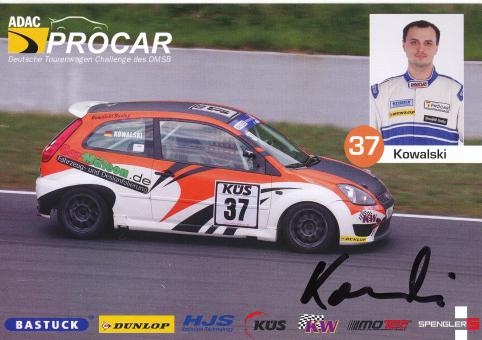 Michael Kowalski  Ford  Auto Motorsport Autogrammkarte original signiert 