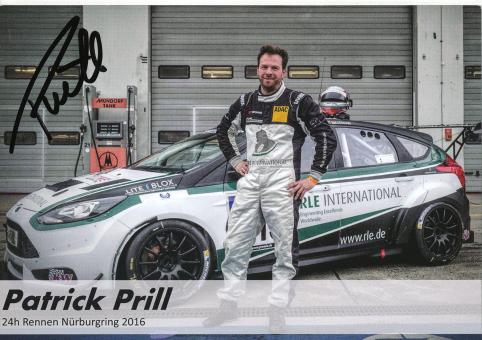 Patrick Prill   Ford  Auto Motorsport Autogrammkarte original signiert 