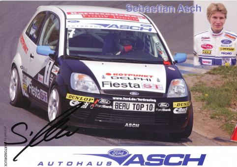 Sebastian Asch  Ford  Auto Motorsport Autogrammkarte original signiert 