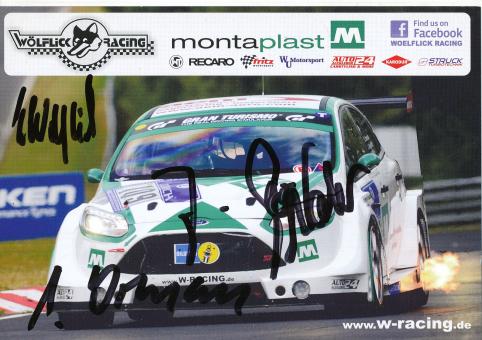 Team  Ford  Auto Motorsport Autogrammkarte original signiert 