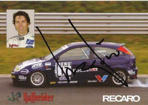 Marc Simon  Ford  Auto Motorsport Autogrammkarte original signiert 