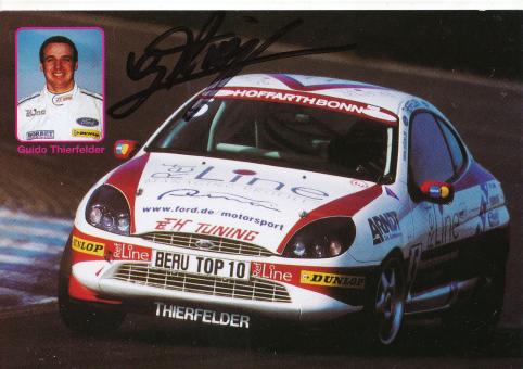Guido Thierfelder  Ford  Auto Motorsport Autogrammkarte original signiert 