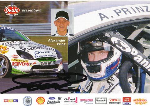 Alexander Prinz  Ford  Auto Motorsport Autogrammkarte original signiert 