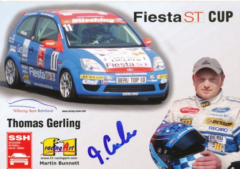Thomas Gerling  Ford  Auto Motorsport Autogrammkarte original signiert 