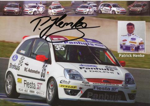 Patrick Henke  Ford  Auto Motorsport Autogrammkarte original signiert 