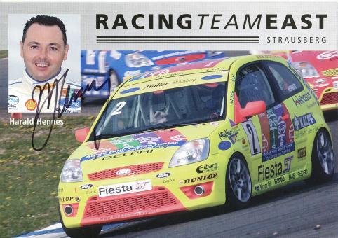 Harald Hennes  Ford  Auto Motorsport Autogrammkarte original signiert 