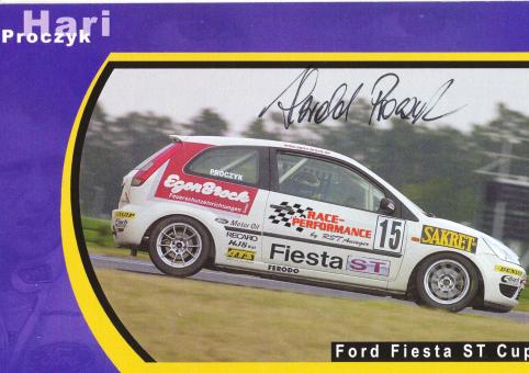 Harald Proczyk  Ford  Auto Motorsport Autogrammkarte original signiert 