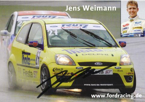 Jens Guido Weimann  Ford  Auto Motorsport Autogrammkarte original signiert 