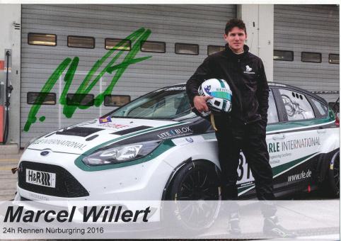 Marcel Willert  Ford  Auto Motorsport Autogrammkarte original signiert 