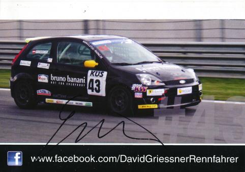 David Griessner  Ford  Auto Motorsport Autogrammkarte original signiert 