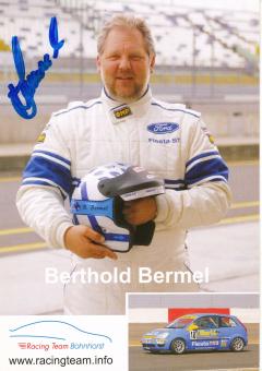 Berthold Bermel  Ford  Auto Motorsport Autogrammkarte original signiert 