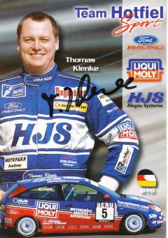 Thomas Klenke  Ford  Auto Motorsport Autogrammkarte original signiert 
