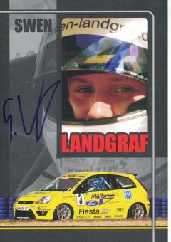 Swen Landgraf  Ford  Auto Motorsport Autogrammkarte original signiert 