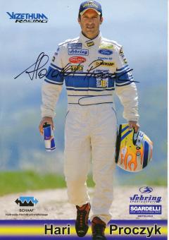 Hari Proczyk  Ford  Auto Motorsport Autogrammkarte original signiert 
