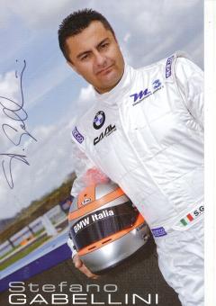 Stefano Gabellini  BMW  Auto Motorsport Autogrammkarte original signiert 